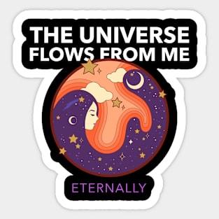 Universe in my head Sticker